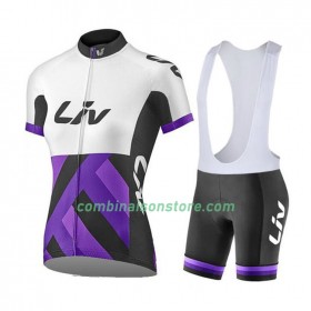Combinaison Cycliste + Cuissard à Bretelles 2017 CCC Liv Femme N001